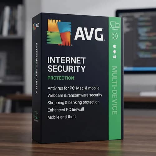 AVG Internet Security Digital 10 Dispositivos 1 Año 2025 Android Mac Pc Ios, imagen 2
