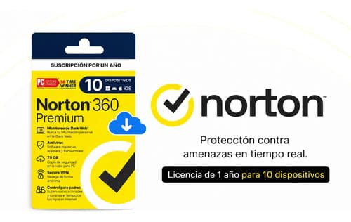 Norton 360 Premium 10 Dispositivos 1 Año 75gb Entrega Rápida, imagen 3
