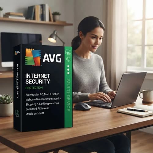 AVG Internet Security Digital 10 Dispositivos 1 Año 2025 Android Mac Pc Ios, imagen 3
