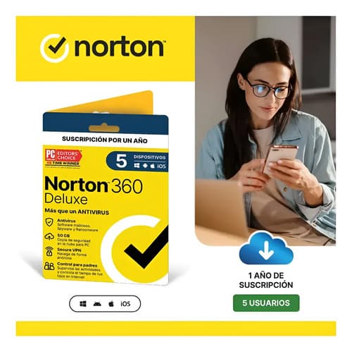 Norton 360 Deluxe 5 Dispositivos 1 Año 50gb Entrega Rápida, imagen 4