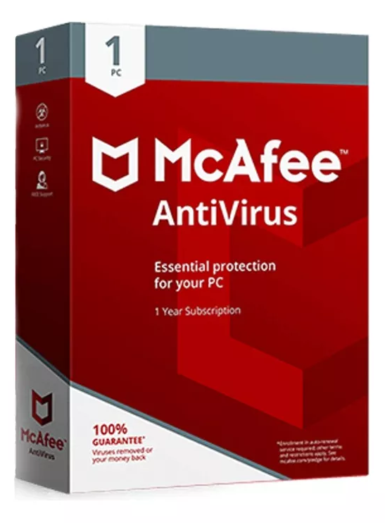 Antivirus McAfee 2024 - Protección para 1 Dispositivo con Suscripción Anual para Windows 10 y 11