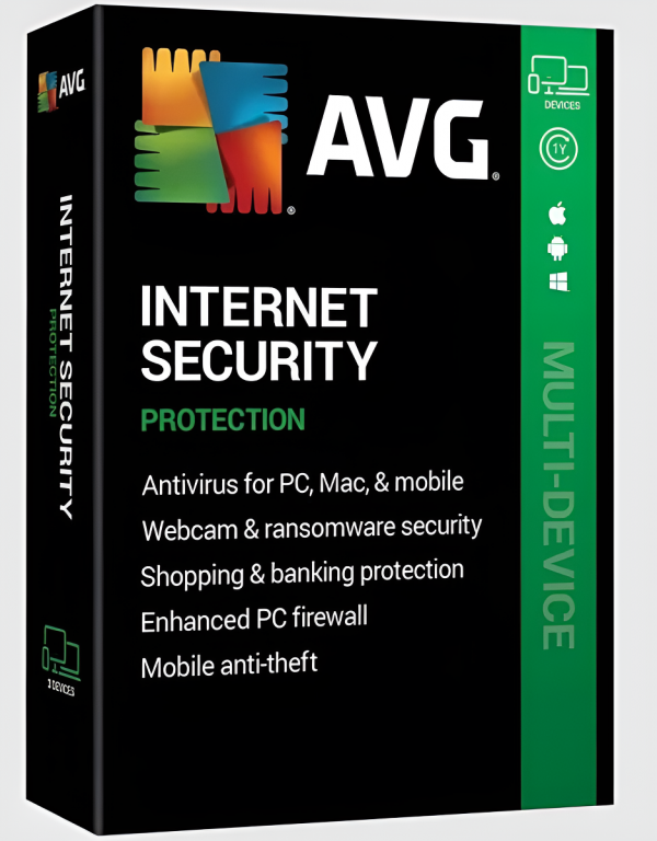 Antivirus Avg Internet Security 10 Dispositivos 1 Año