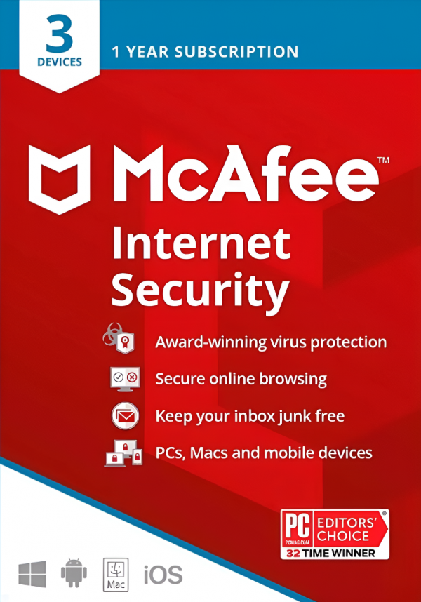 Mcafee Internet Security 3 Dispositivos 1 Año Suscripción - Image 3