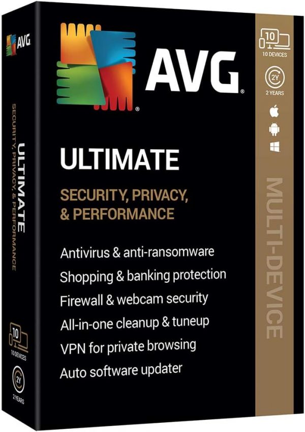 Avg Ultimate 10 Dispositivos Licencia Por 1 Año