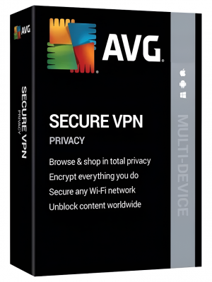 AVG Secure VPN 2025 - Licencia 12 Meses - 10 Dispositivos