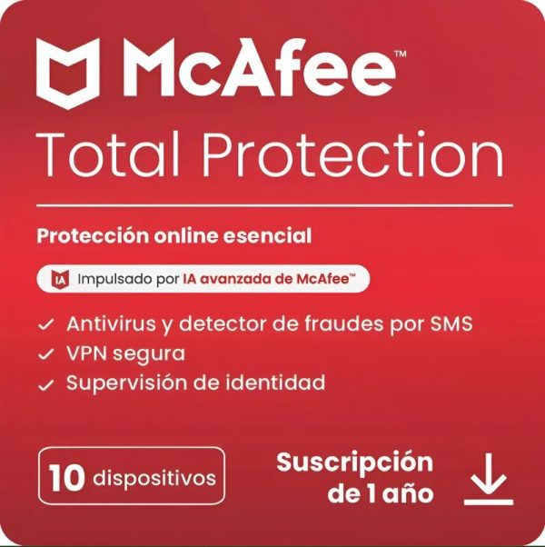 Antivirus Mcafee Total Protection 10 Dispositivos 1 Año - Image 3