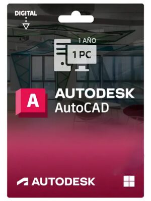 Licencia Autocad 2025 Windows 1 Dispositivo 1 Año